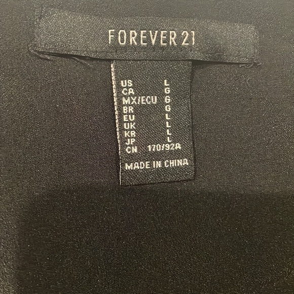 Forever 21 women’s metallic sleeveless mini dress Black/Gold - Picture 3 of 5